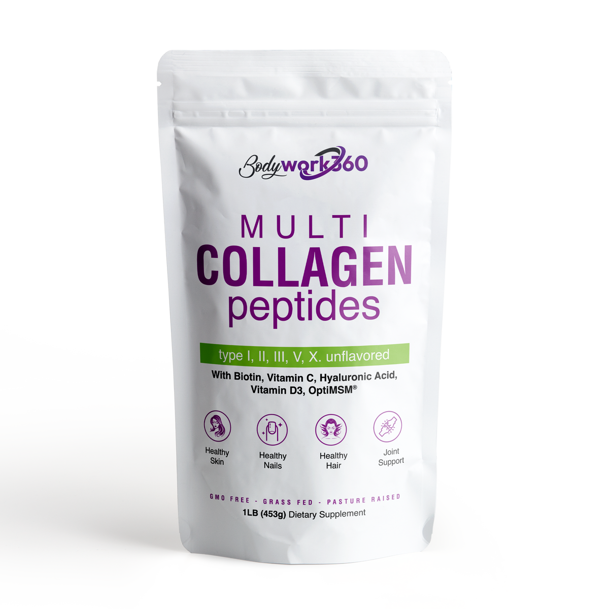 Multi Collagen Peptides Powder with Hyaluronic Acid – Bodywork360